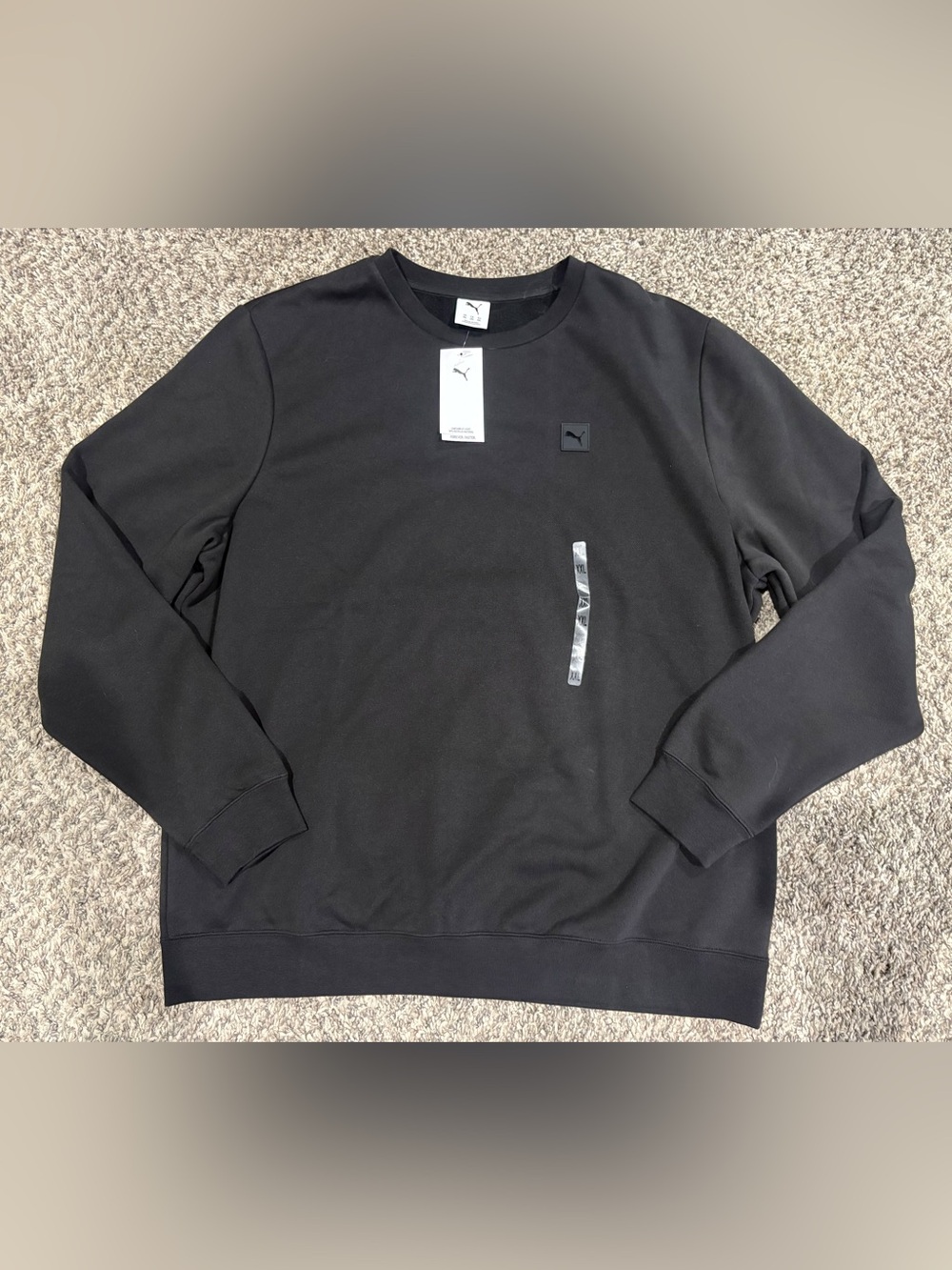 NWT New Puma Black Sweatshirt Size XXL